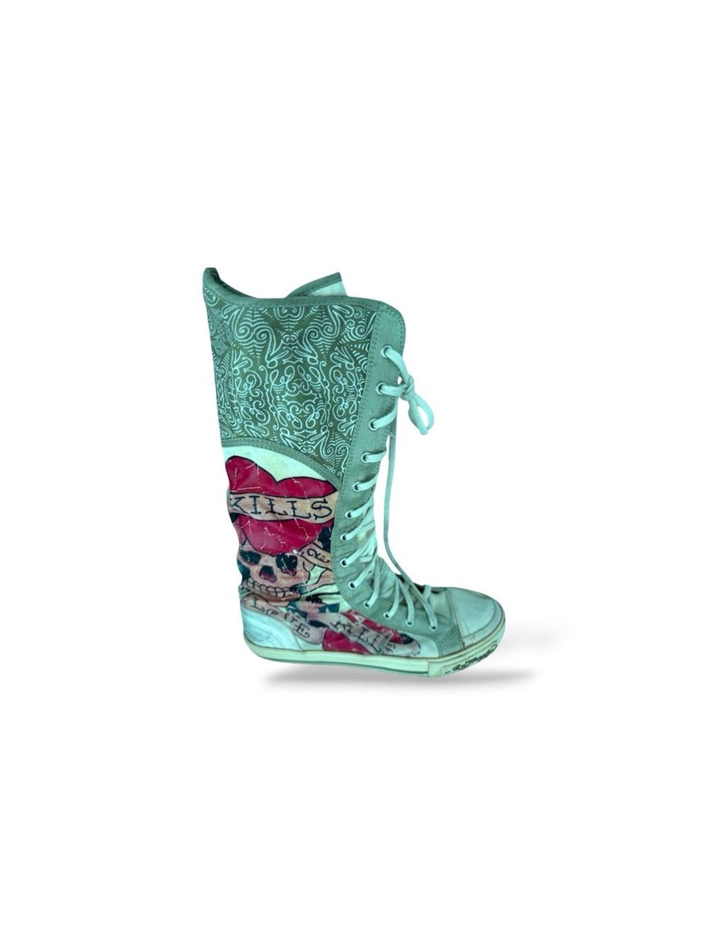 Vintage Ed Hardy Women's Lace up sneakers